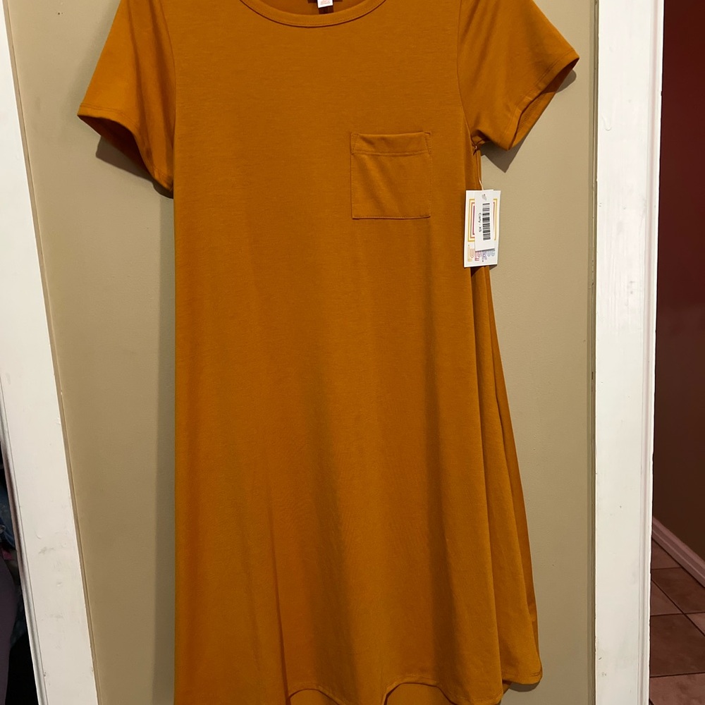 Kids Mustard Yellow Dress